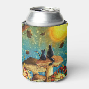 Mushroom Cats Can Cooler