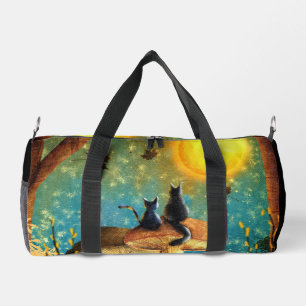 Mushroom Cats Duffle Bag