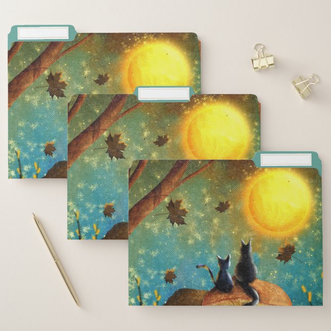 Mushroom Cats  File Folder (Set)
