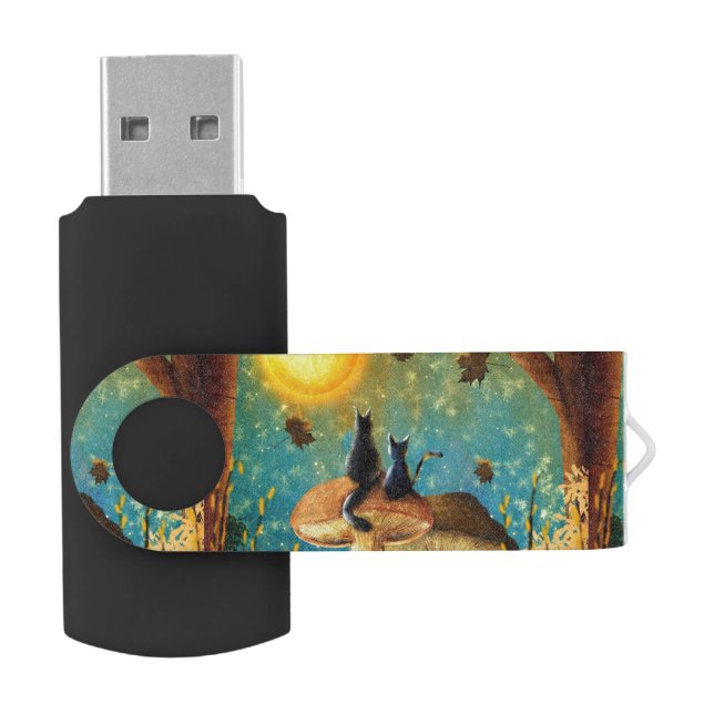 Mushroom Cats  Flash Drive (Opened)