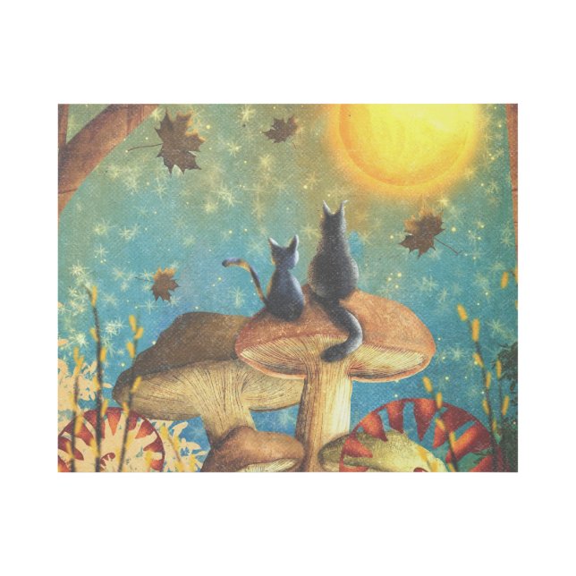 Mushroom Cats  Gallery Wrap (Front)