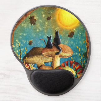 Mushroom Cats Gel Mouse Pad