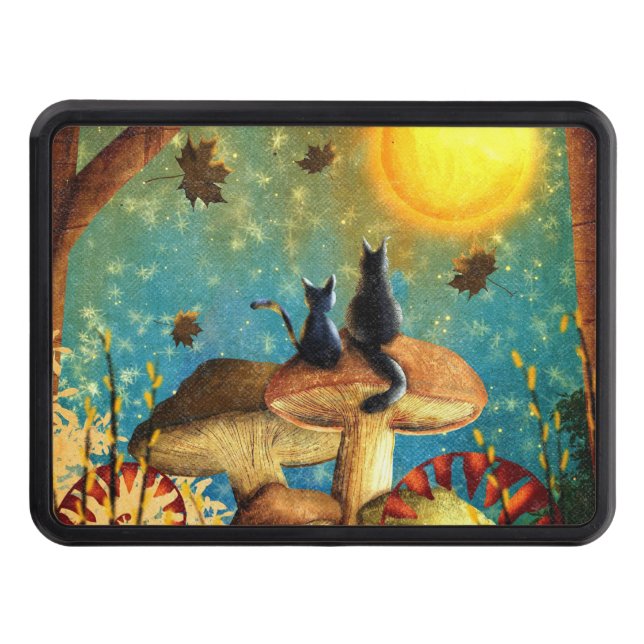 Mushroom Cats  Hitch Cover (Front)