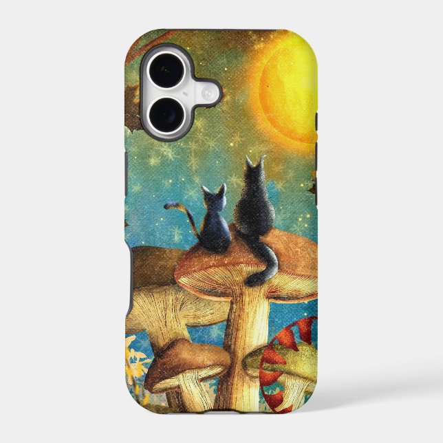 Mushroom Cats  Iphone Case (Back)