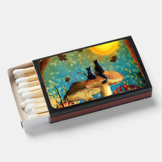 Mushroom Cats Matchboxes