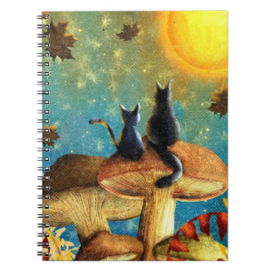 Mushroom Cats Notebook