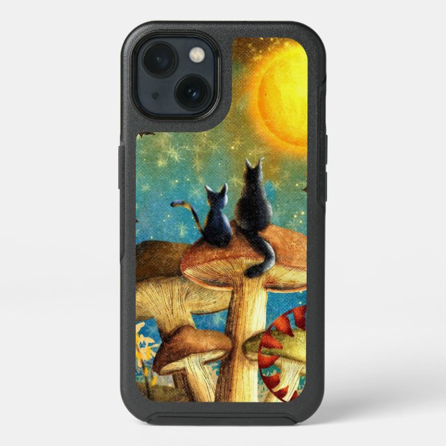 Mushroom Cats  Otterbox iPhone Case (Back)