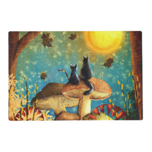 Mushroom Cats Placemat