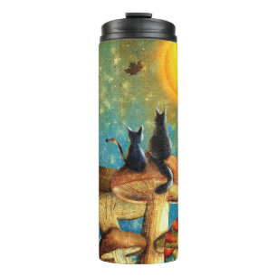 Mushroom Cats  Thermal Tumbler