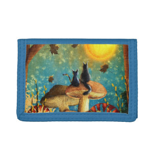 Mushroom Cats Trifold Wallet
