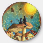 Mushroom Cats Wireless Charger (Front)