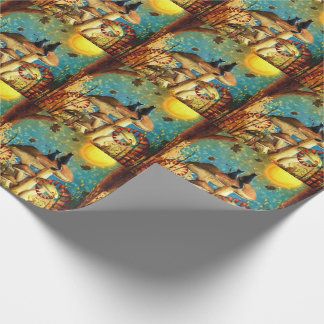 Mushroom Cats  Wrapping Paper