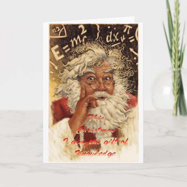 Mushroom Christmas Holiday Card (Front)