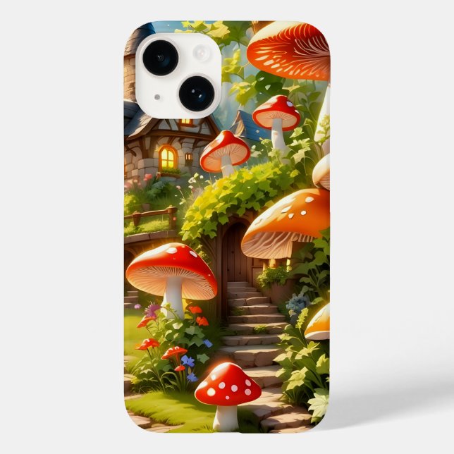 Mushroom city iPhone case (Back)