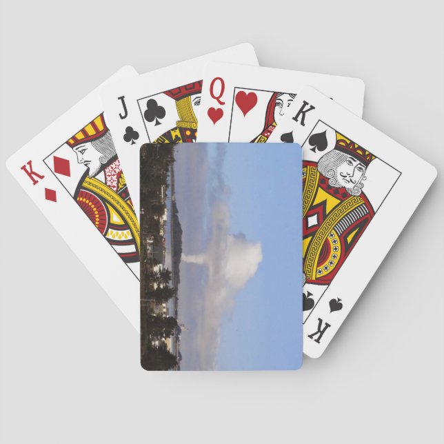 Mushroom cloud in Eureka Poker Cards (Back)