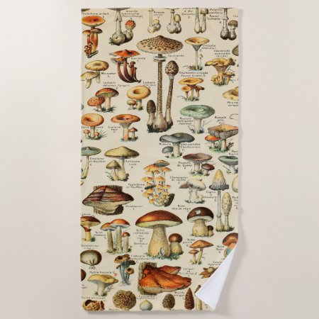Mushroom Collection     Beach Towel