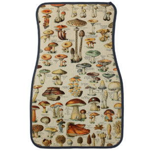 Mushroom Collection Car Floor Mat