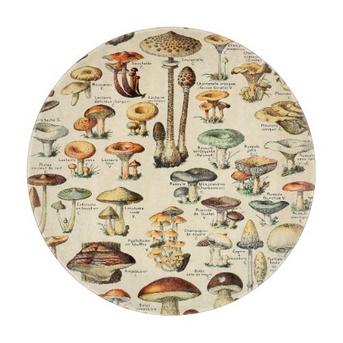 Mushroom Collection   Cutting Board