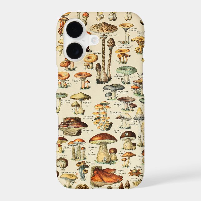 Mushroom Collection Iphone Case (Back)
