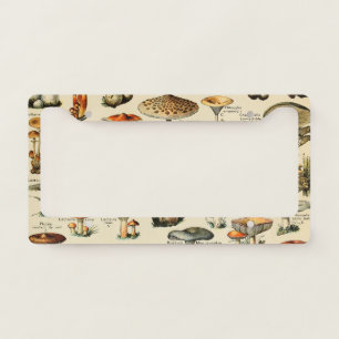 Mushroom Collection License Plate Frame