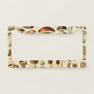 Mushroom Collection  License Plate Frame