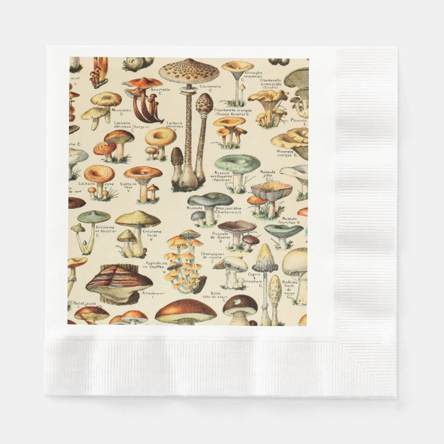 Mushroom Collection     Napkins (Front)
