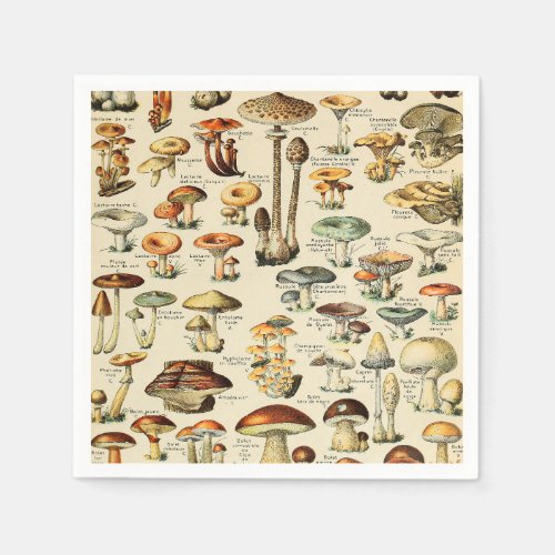 Mushroom Collection   Napkins