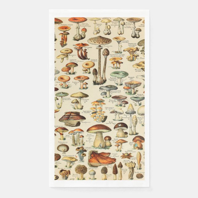 Mushroom Collection      Paper Guest Towels (Front)