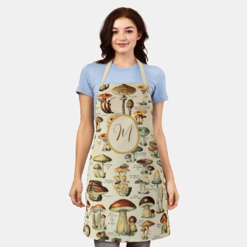 Mushroom Collection (personalized)  Apron by colorfulworld at Zazzle