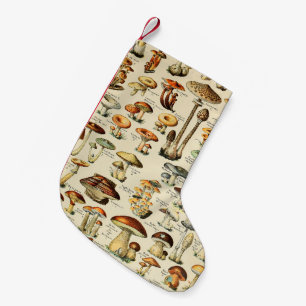 Mushroom Collection Small Christmas Stocking