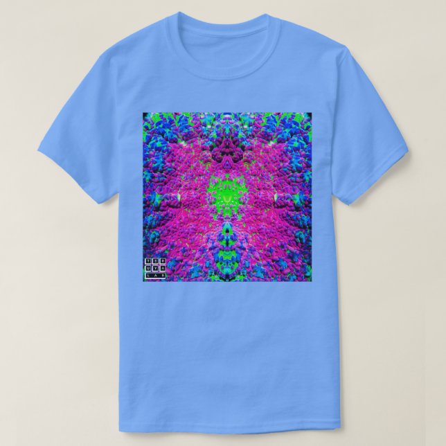 Mushroom Coral Pink Purple Reef Aquarium T-Shirt (Design Front)