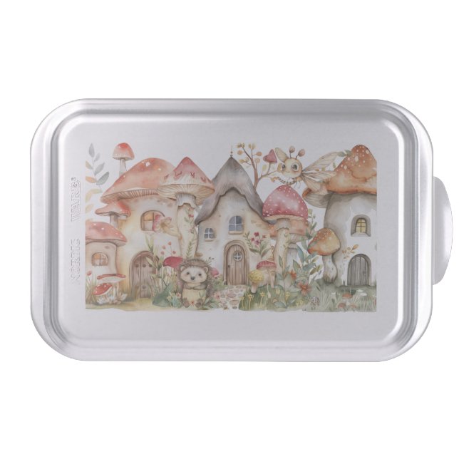 Mushroom Cottage Cake Pan (Front)