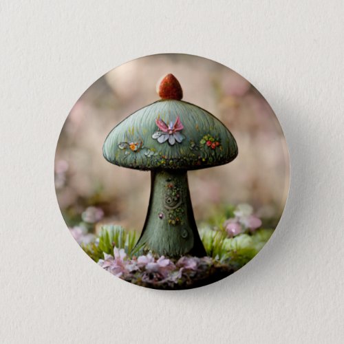 Mushroom Cottage Core Pin