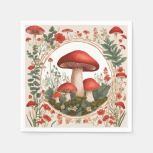 Mushroom Cottagecore Napkins