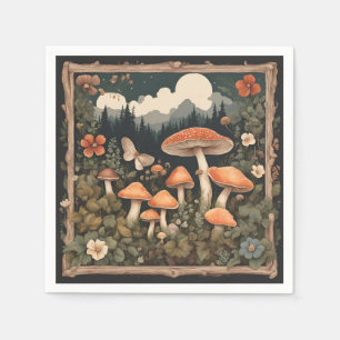 Mushroom Cottagecore Napkins