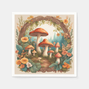 Mushroom Cottagecore Napkins