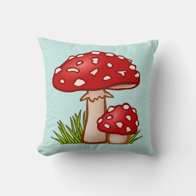 MUSHROOM COTTAGECORE PILLOW (Front)