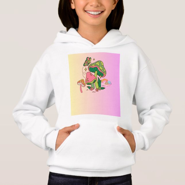 Mushroom design  hoodie (Front)