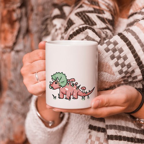 Mushroom Dinosaur Mug 