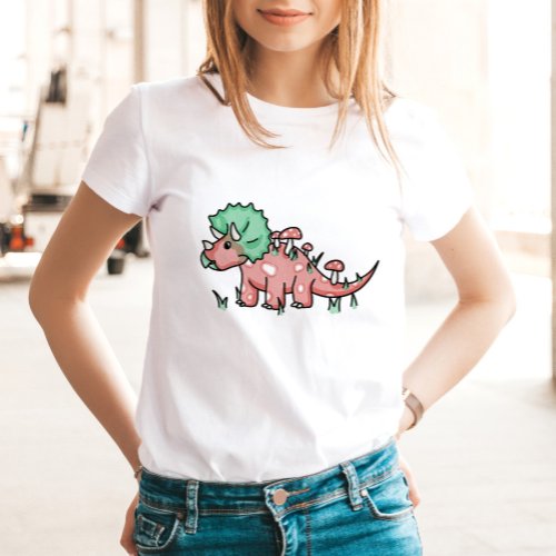 Mushroom Dinosaur Tshirt 