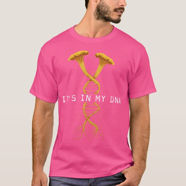 Mushroom Dna Mycology For Morels Shroom Hunter T-Shirt (Front)