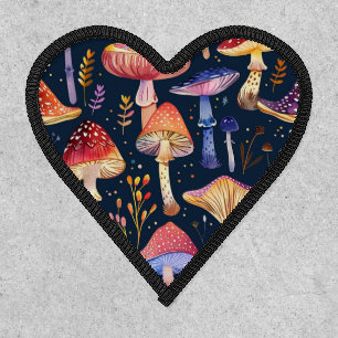 Mushroom Embroidered Patch
