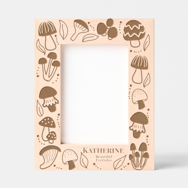 Mushroom Engraved Frames (Front)