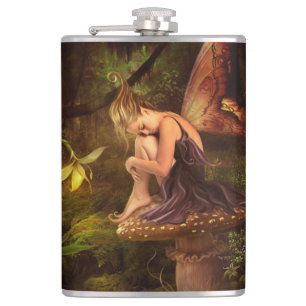 mushroom fairy flask