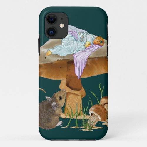 Mushroom Fairy  Mouse iPhone 11 Case