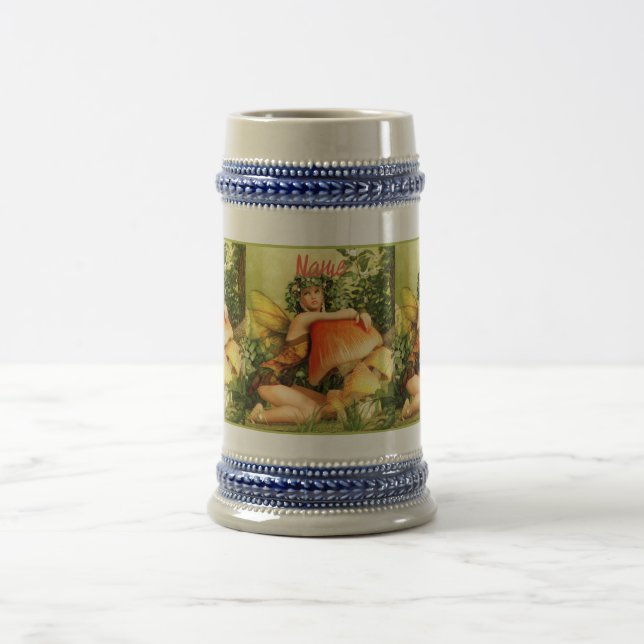 Mushroom fairy Thunder_Cove  Beer Stein (Center)