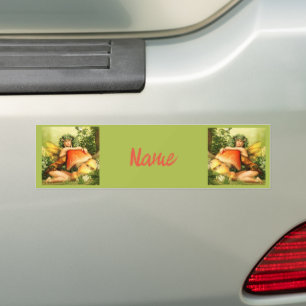 Mushroom fairy Thunder_Cove Bumper Sticker