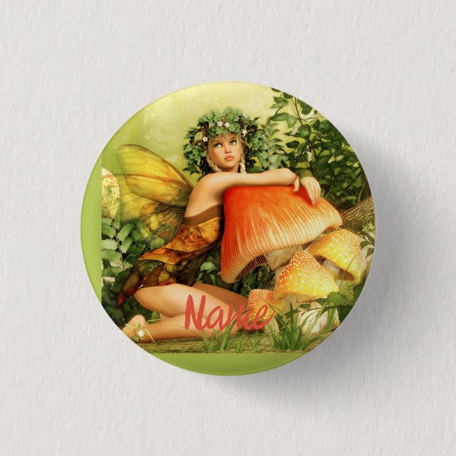 Mushroom fairy Thunder_Cove Button (Front)