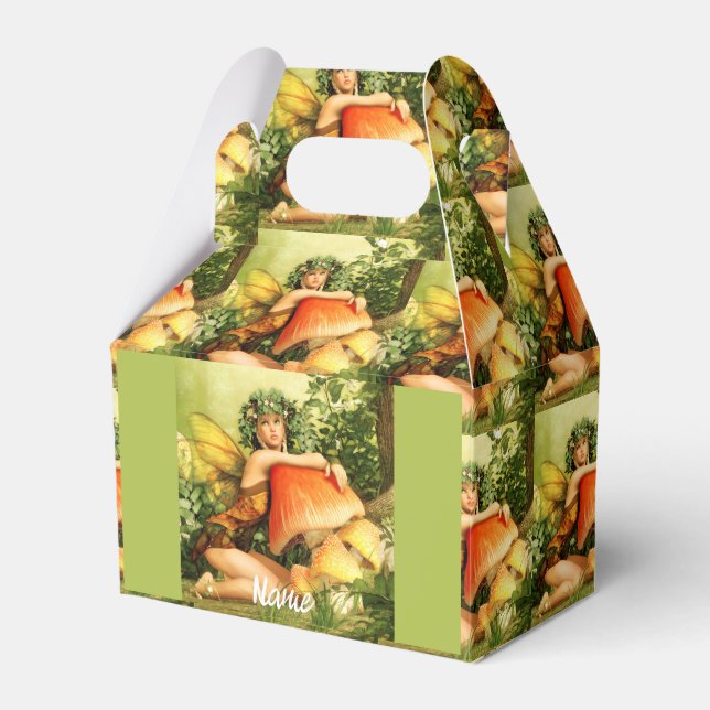 Mushroom fairy Thunder_Cove Favor Boxes (Front Side)