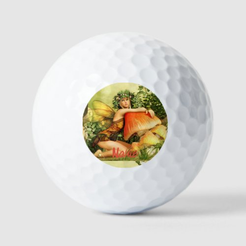 Mushroom fairy Thunder_Cove Golf Balls
